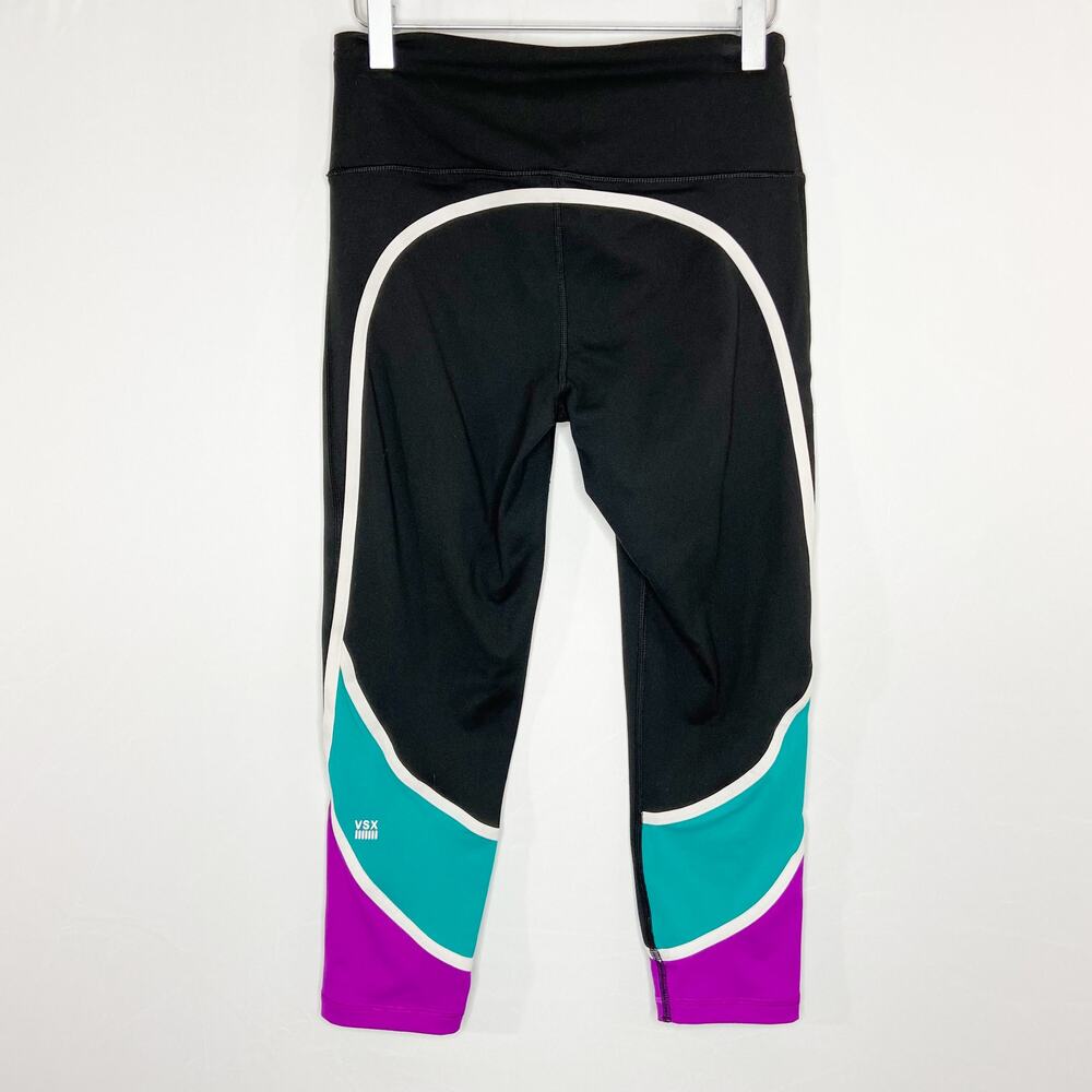 VSX Victoria's Secret Sport Black, Blue & Purple Leggings Size Small - Picture 2 of 5